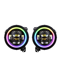 Jeep JL/JT 9" Headlights with HDX Halo Lighting Effects, DRL and Sequential Turn Signals