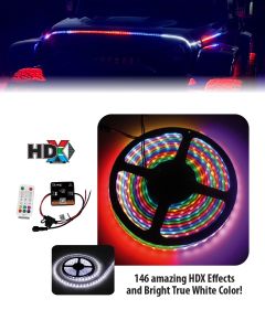 Quake LED HDX LED Strip Lighting Kit - 300 LED - 16’ Roll Black - Universal