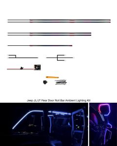 Jeep JL/JT Rear Door Roll Bar Ambient Lighting Kit
