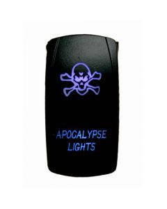 Rocker Switch Apocalypse 2 Way 5 Pin Blue