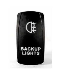 Rocker Switch Backup 2 Way 5 Pin White