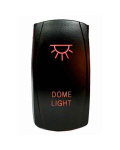 Rocker Switch Dome Lights 2 Way 5 Pin Red