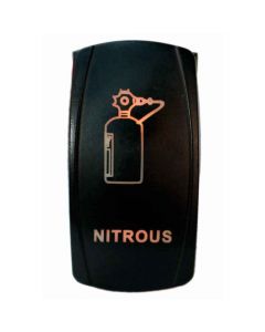 Rocker Switch Nitrous 2 Way 5 Pin Amber