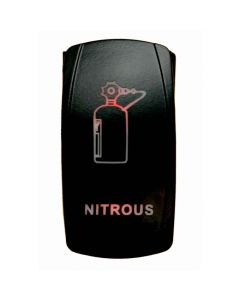 Rocker Switch Nitrous 2 Way 5 Pin Red