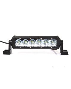 7.5 Inch LED Light Bar Single Row 18 Watt Spot Obsidian Series