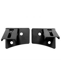 Jeep JK Single Light Window Pillar Bracket Welded Steel 2007-18 Wrangler JK Black Powdercoat