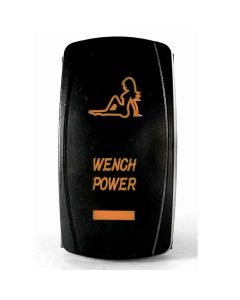 Rocker Switch Wench Power 2 Way 5 Pin Amber
