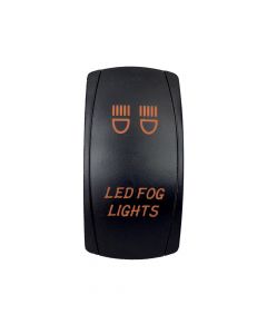 Rocker Switch Led Fog Lights 2 Way 5 Pin Amber