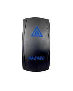 Rocker Switch Hazard 2 Way 5 Pin Blue