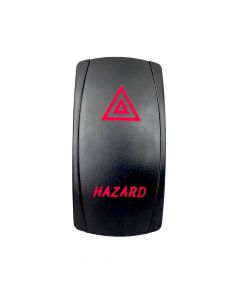 Rocker Switch Hazard 2 Way 5 Pin Red