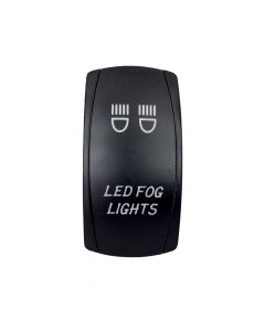 Rocker Switch Led Fog Lights 2 Way 5 Pin White