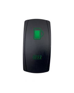Rocker Switch Beer 2 Way 5 Pin Green
