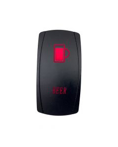 Rocker Switch Beer 2 Way 5 Pin Red