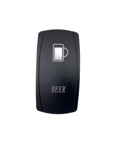 Rocker Switch Beer 2 Way 5 Pin White