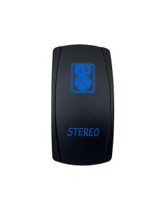 Rocker Switch Stereo 2 Way 5 Pin Blue