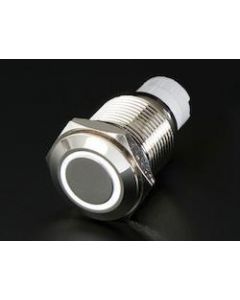 On/Off Flush Mount Switches 5 Pin 5 Amp Chrome/White