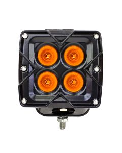 3 Inch 40-Watt Seismic Series Yellow Work Light Pod – Spot Beam – Single Unit