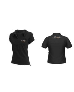 Womens Polo Shirt Black X Large 