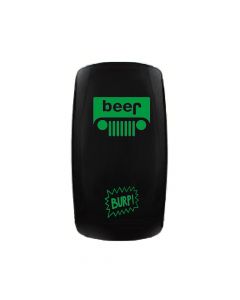 Rocker Switch Burp 2 Way 5 Pin Green