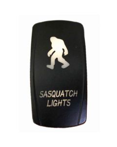 Rocker Switch Sasquatch 2 Way 5 Pin Green