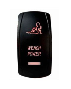 Rocker Switch Wench Power 2 Way 5 Pin White